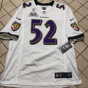 Ray Lewis Baltimore Ravens Super Bowl Jersey NWT M